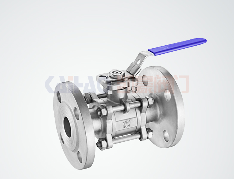 3PC國標高平臺法蘭球閥